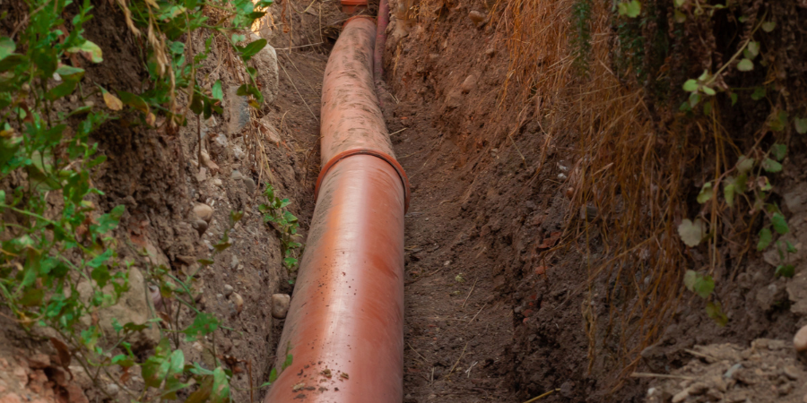 sewer-line-in-trench